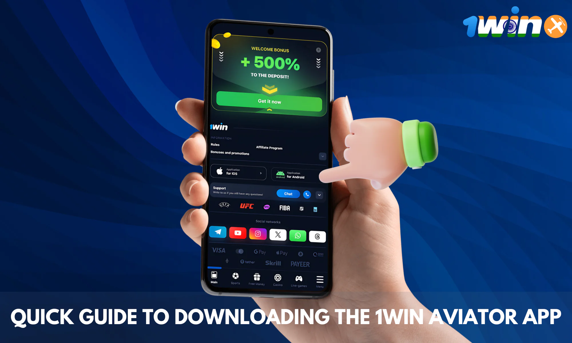 1win Aviator App Download Guide