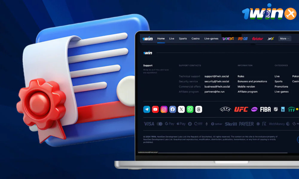 1win is registered in Curacao and has a special licence from the Gambling Commission